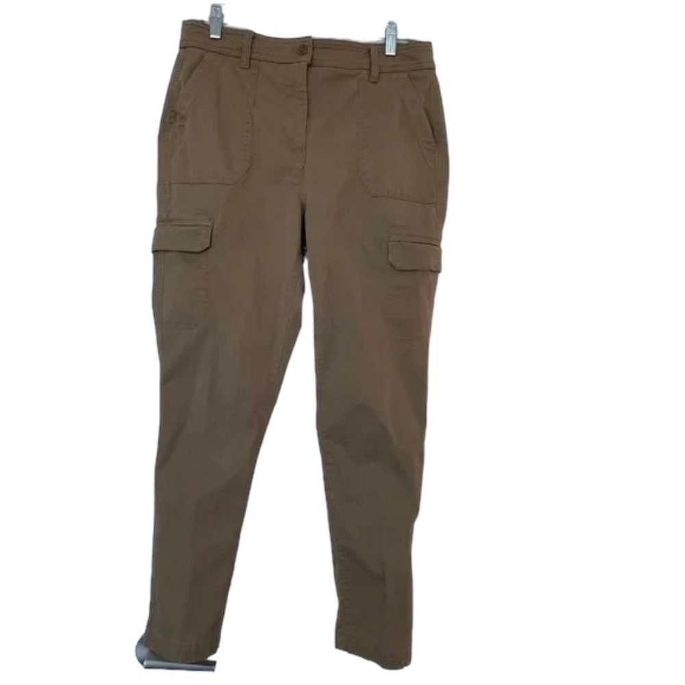 Talbots Khaki Cargo Pants (10) - Picture 1 of 8